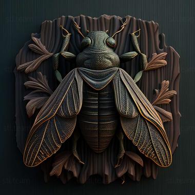 3D модель Agrilus auriventris (STL)